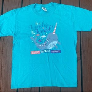 Girls size Large Narwhal T-shirt